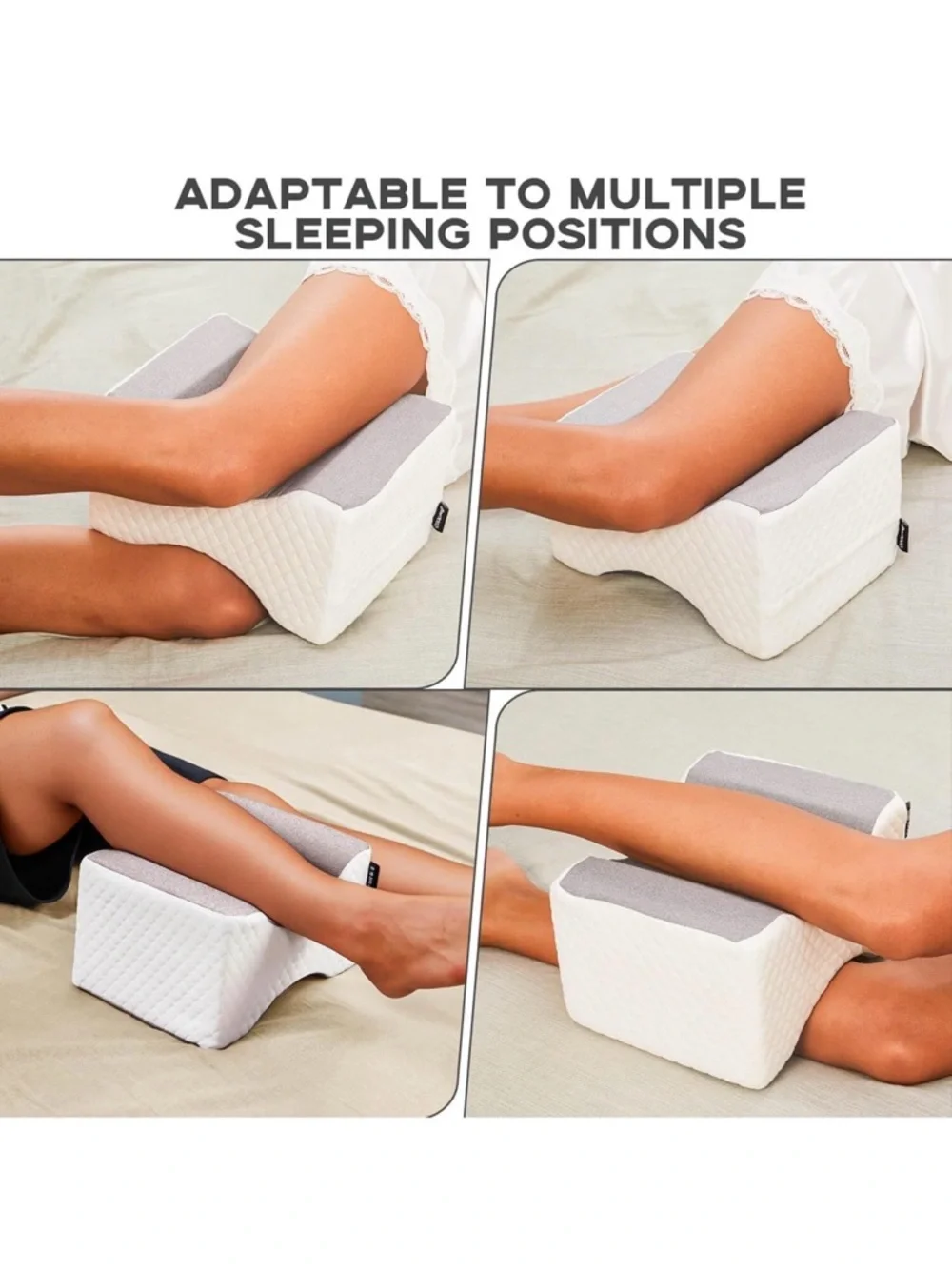 cooloo8 Knee Pillow for Side Sleepers, Leg & Knee Support Pillow NEW